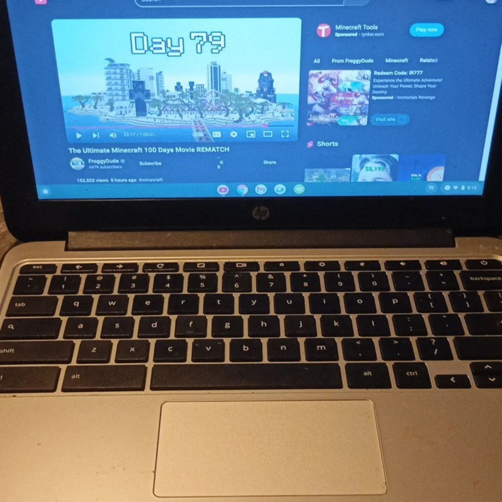 HP Chromebook - Sleek Black Design